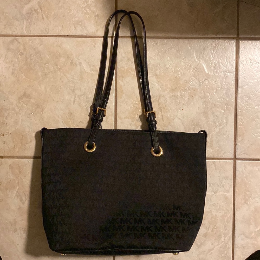 Michael Kors Black Monogram Purse